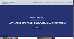 Desktop Screenshot of naesseslottet.dk